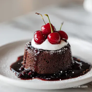 Chocolate Poke Cake for 12 Servings