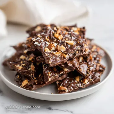 Chocolate Toffee Crack: Buttery Caramel with Silky Dark Chocolate Recipe Card