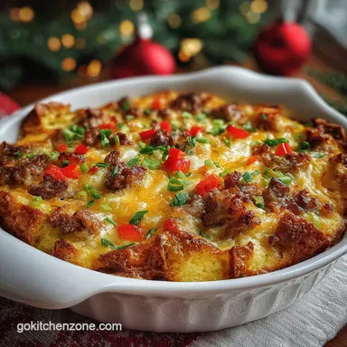 Christmas Breakfast Casserole: Make-Ahead Magic
