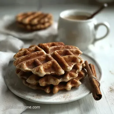Cinnamon Waffles: Shattering Crust Recipe Recipe Card