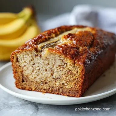 Classic Banana Bread Recipe with Walnuts Recipe Card