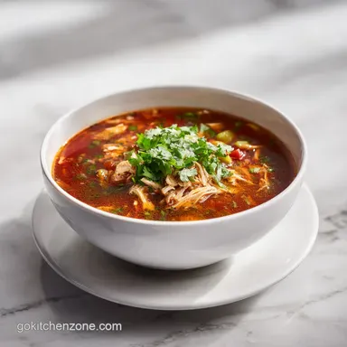 Classic Chicken Tortilla Soup: 40 Min Recipe Recipe Card