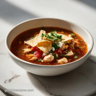 Classic Chicken Tortilla Soup: 40 Min Recipe