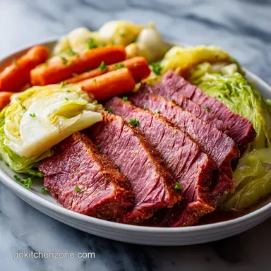 Corned Beef and Cabbage for 7 Servings