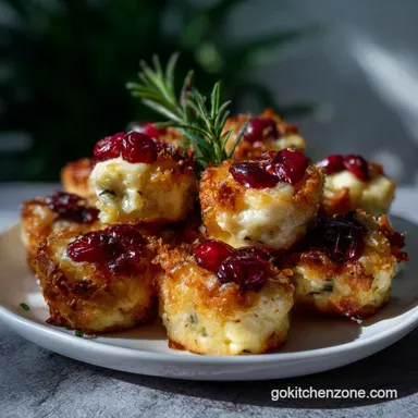 Christmas Eve Appetizer with Cranberry and Brie Recipe Card