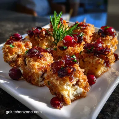 Christmas Eve Appetizer with Cranberry and Brie