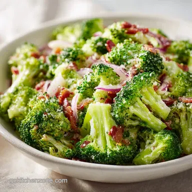 Broccoli Salad with Bacon in 15 Minutes