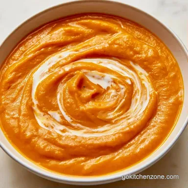 Roasted Creamy Butternut Squash Soup Recipe Card