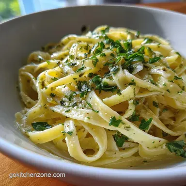 Creamy Herb Pasta in 20 Minutes: Silky Lemon Baked Recipe Card