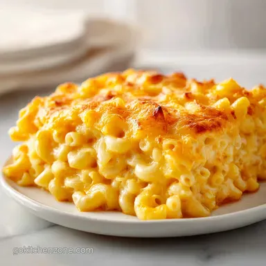 Macaroni and Cheese Casserole for 8 Servings