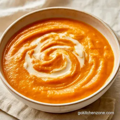Creamy Pumpkin Soup with Coconut Milk Recipe Card