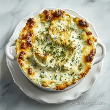 Spinach Artichoke Dip with Gruyere in 40 Minutes Recipe Card