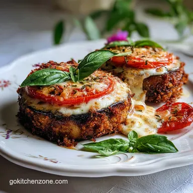 Eggplant Parmesan: Crispy Texture in 1 Hour 25 Mins