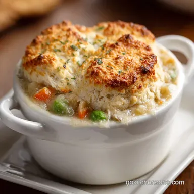 Crockpot Chicken Pot Pie with Biscuits