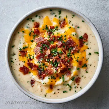 Crockpot Potato Soup for 8 Servings