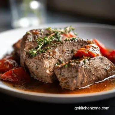 Crockpot Swiss Steaks for 6 Servings Recipe Card