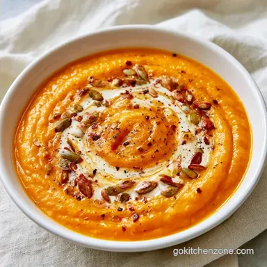 Creamy Curried Butternut Squash Soup