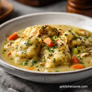 Chicken and Dumplings in 1 Hour 10 Minutes Recipe Card