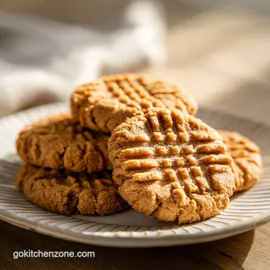Easy Keto Peanut Butter Cookies in 22 Minutes Recipe Card