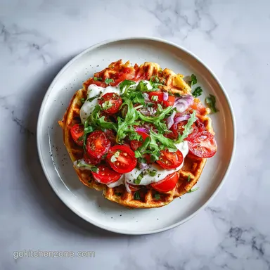 Easy Keto Pizza Chaffles in 10 Minutes with Crispy Crust Recipe Card
