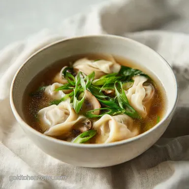 Wonton Soup Soup in 20 Minutes Recipe Card