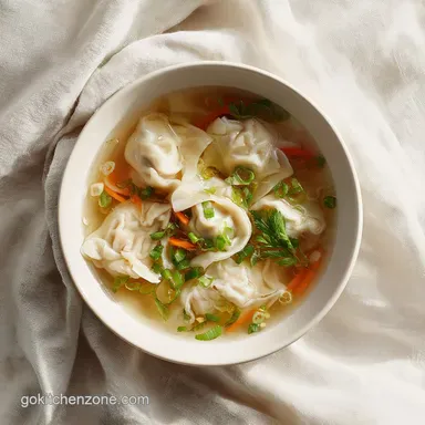 Wonton Soup Soup in 20 Minutes