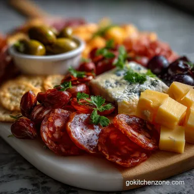 Charcuterie Board: Silky Meats & Creamy Brie Recipe Card