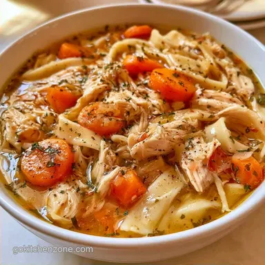 Fall Chicken Noodle Soup for 8 Servings
