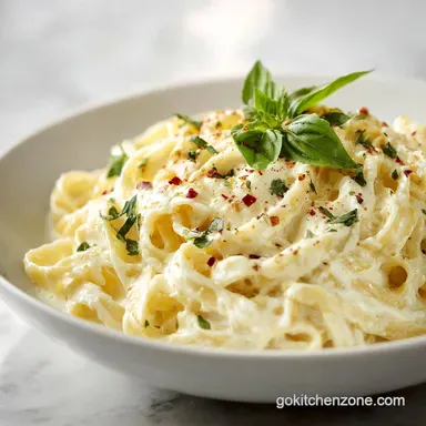 Olive Garden Fettuccine Alfredo Recipe for 4