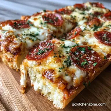 French Bread Pizza in 22 Minutes