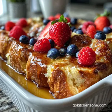 French Toast Bake Overnight Prep: Crispy & Creamy