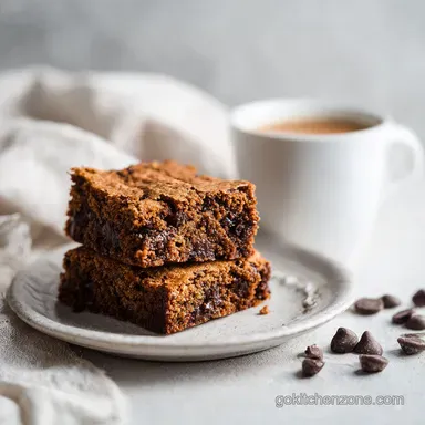 Fudgy Keto Chocolate Chip Blondies in 20 Minutes