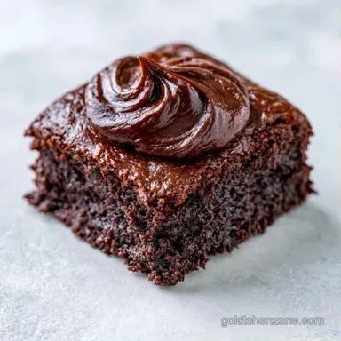 Zucchini Brownies for 16 Servings Recipe Card