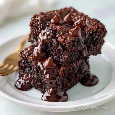Zucchini Brownies with Cocoa Powder