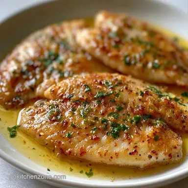 Garlic Butter Baked Tilapia for 4 Recipe Card
