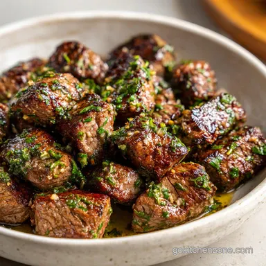 Recipe using minute steak with Garlic in 10 Minutes Recipe Card