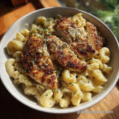 Healthy Garlic Parmesan Chicken Pasta | High Protein & Easy Dinner