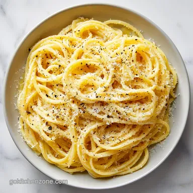 Garlic Parmesan Pasta in 15 Minutes Recipe Card