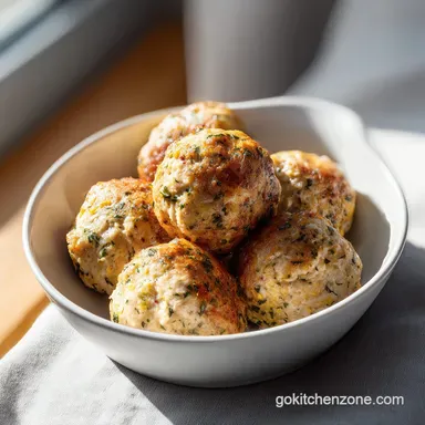 Garlic Parmesan Turkey Meatballs: Baked in 35 Minutes Recipe Card