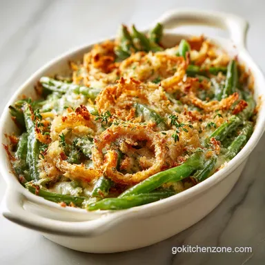 Green Bean Casserole with Fresh Beans in 30 Minutes