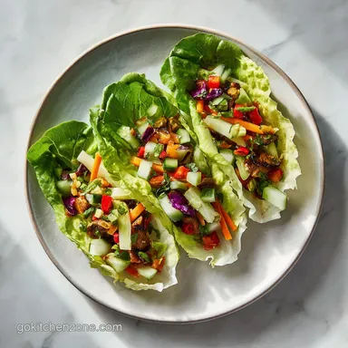 Ground Chicken Lettuce Wraps in 20 Minutes