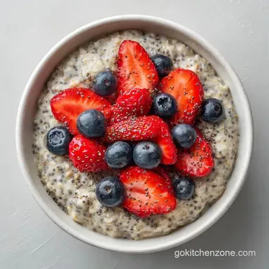 Berry Overnight Oats: Make-Ahead Recipe Card