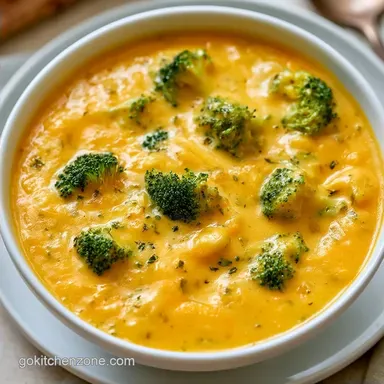 Healthy Crockpot Broccoli Soup Meal Prep