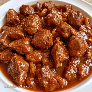 Healthy Slow Cooker Beef Soup for 8 Recipe Card