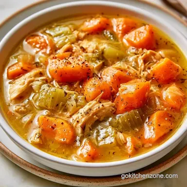 Hearty Chicken Fall Soup in 45 Minutes Recipe Card