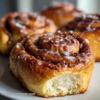 Homemade Cinnamon Rolls: Overnight Prep Baked