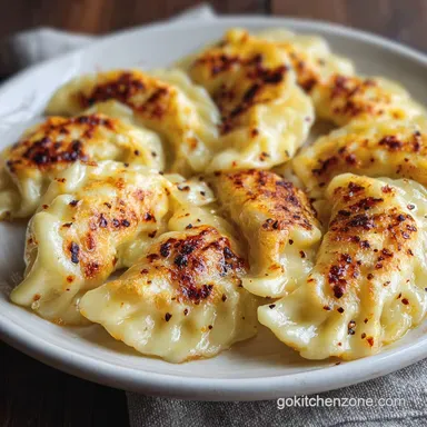 Homemade Pierogi with Potato & Cheese Filling