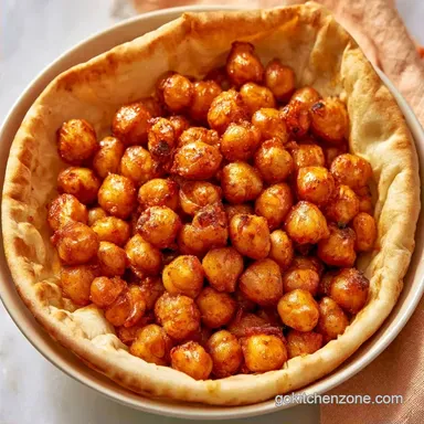 Hot Chickpea Pitas in 25 Minutes