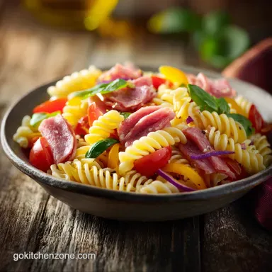 Italian Pasta Salad in 30 Minutes: Tangy Side