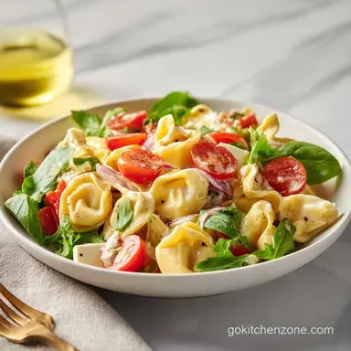 Italian Tortellini Salad in 25 Minutes Recipe Card